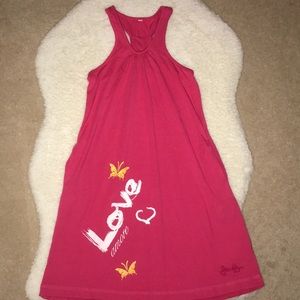 NWOT Firefly Girl’s Pink Dress/Beach Cover Pockets